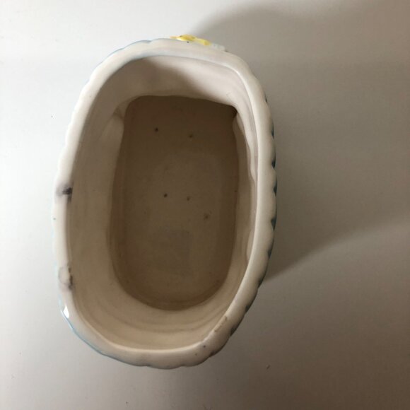 Rubens Original Ceramic Baby Nursery Planter Vintage 3436 Japan - Picture 5 of 7